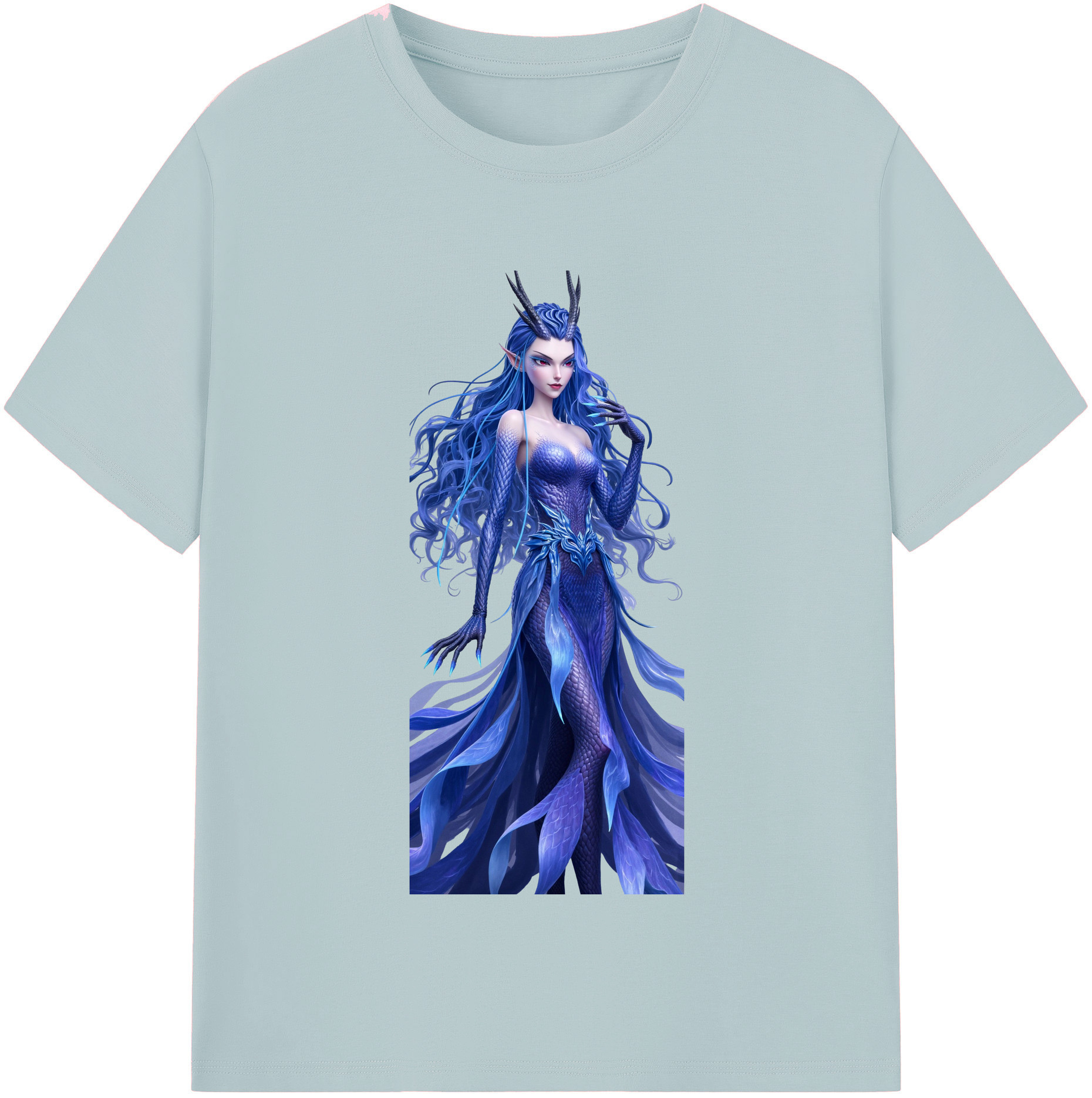 （画像用） Ne Zha 2 ナタ 魔童の大暴れ 綿100％半袖Tシャツ（フロントプリント）